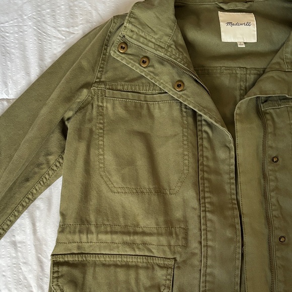 Madewell Olive Green Utility Jacket - Picture 3 of 8